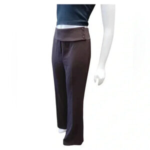 600 West Brown Stretch  Dress Pant Flare Size 6